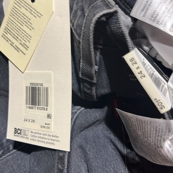 Levi's Women's 501 Stretch Skinny Jeans - Dark Side of the Moon NWT - Picture 9 of 9